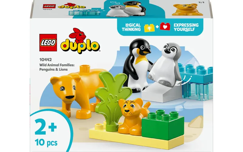 LEGO® DUPLO® Wildtier-Familien Pinguine et Löwen 10442