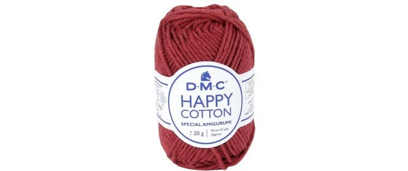 DMC Baumwollgarn naturalea Happy Cotton Kirschrot