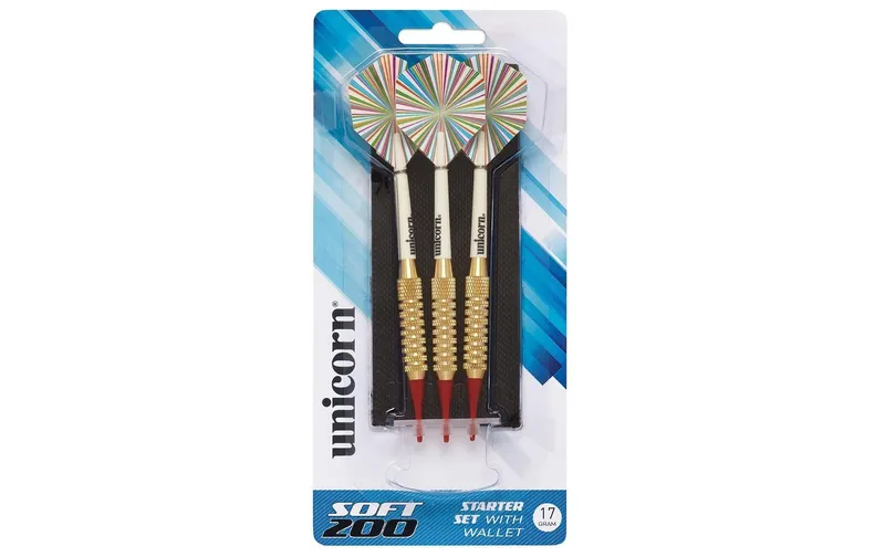 Unicorn Dartpfeile E200, 17 g, Softtip