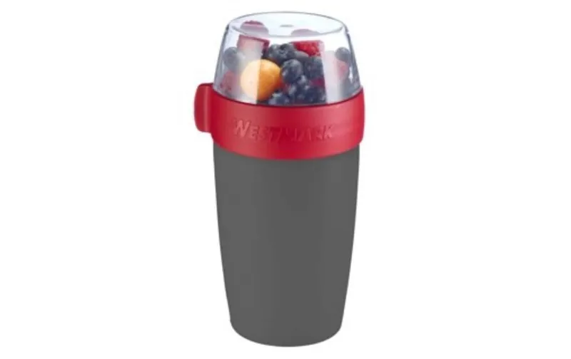 Westmark Westmark Müslibecher anthrazit 700 ml Rot