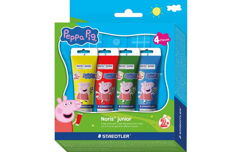 Staedtler Fingerfarbe Noris Junior Peppa Pig 4er Karton