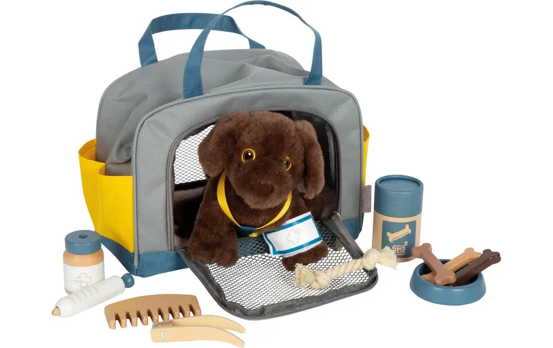 small foot Hund mit Tasche und Pflege-Set