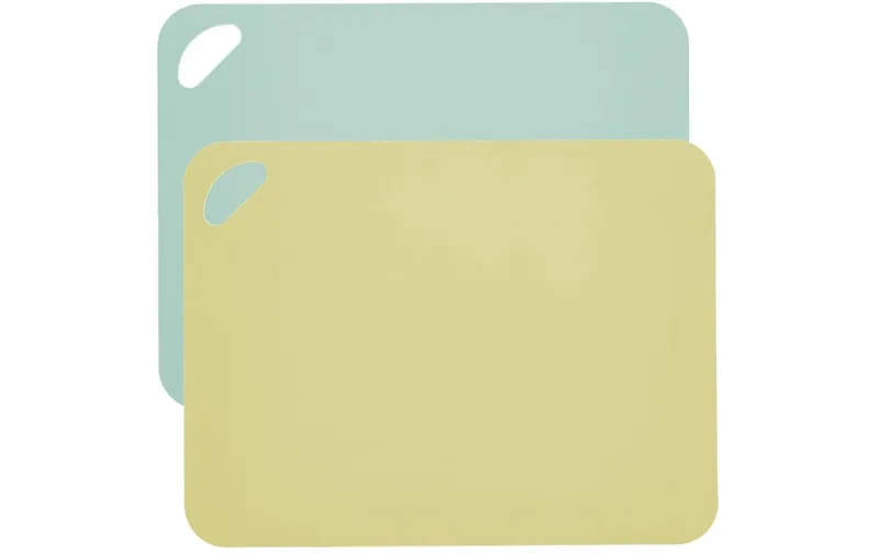 Zeller Present Schneidebrett-Set Gelb/Grün 29 cm x 38 cm