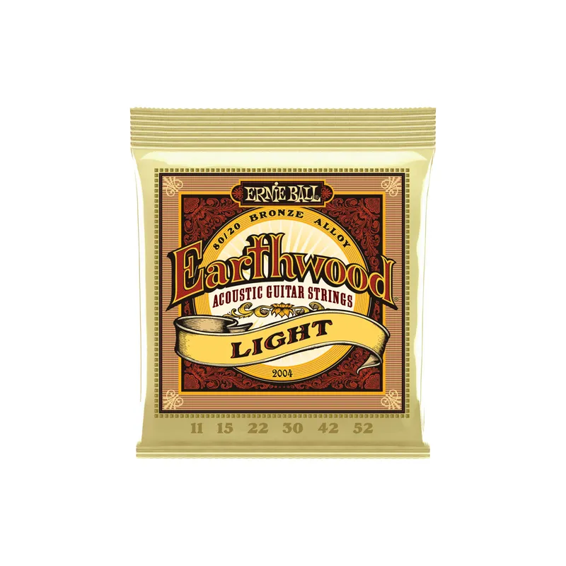 Ernie Ball Gitarrensaiten 2004 Earthwood Bronze – Light 11-52