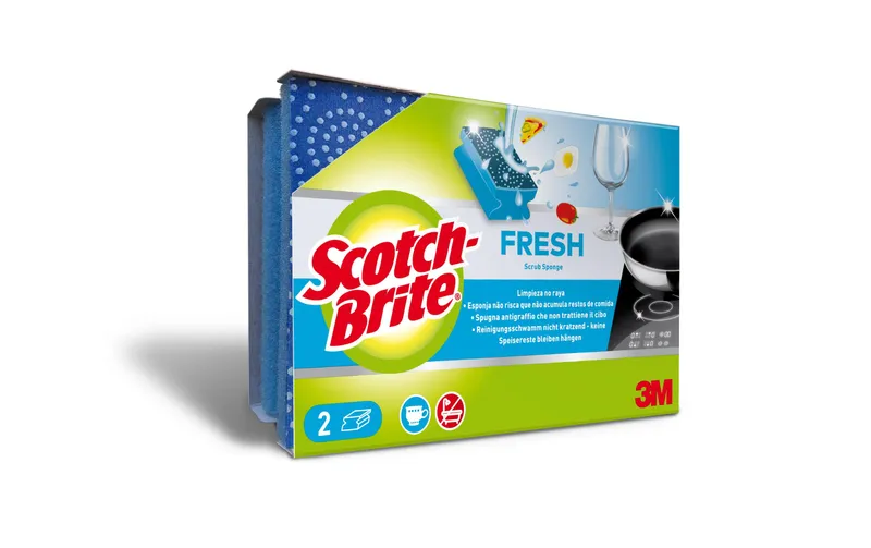 Scotch-Brite Schwamm Scotch-Brite Fresh 2 pezzi