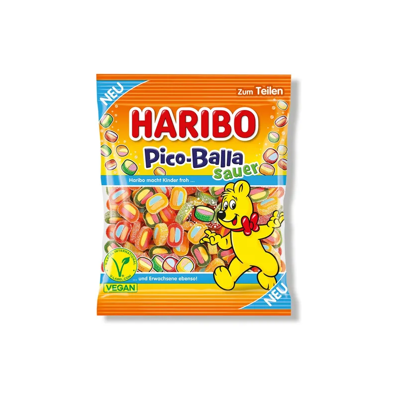 Haribo Gummibonbons Pico Balla Sauer 160 g