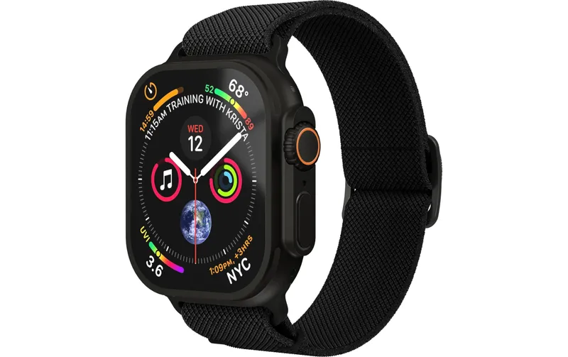 Vonmählen Armband Classic Nylon Loop Apple Watch 40/41/42 mm Black