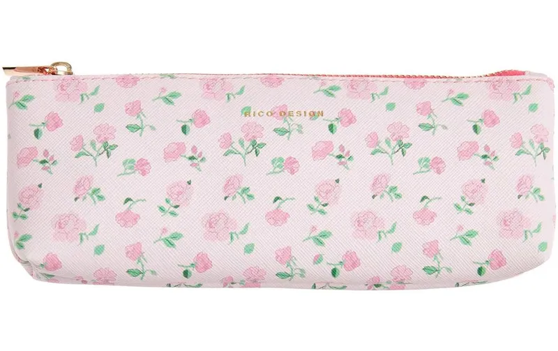 Rico Design Etui La Vie en Rose 20 x 6.5 cm, Rosa