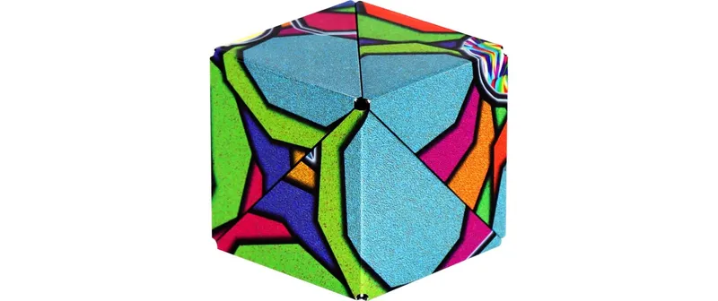 Shashibo Cube Stained Glass – by Artist Laurence Gartel 2.0
