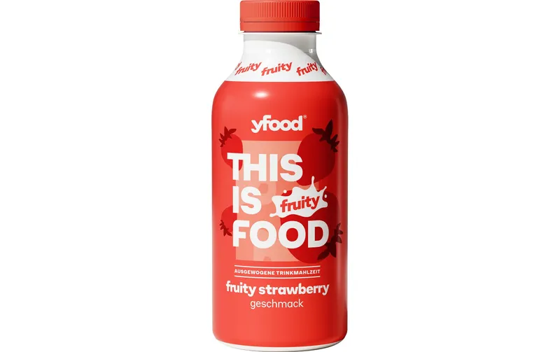 YFOOD Trinkmahlzeit Fruity Strawberry 500 ml