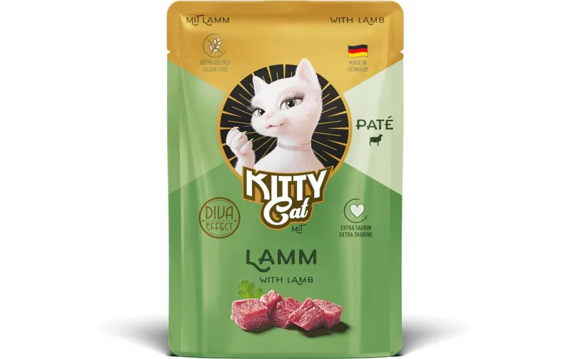 KITTY Cat Nassfutter KittyCat Paté Pouch Lamm 85 g