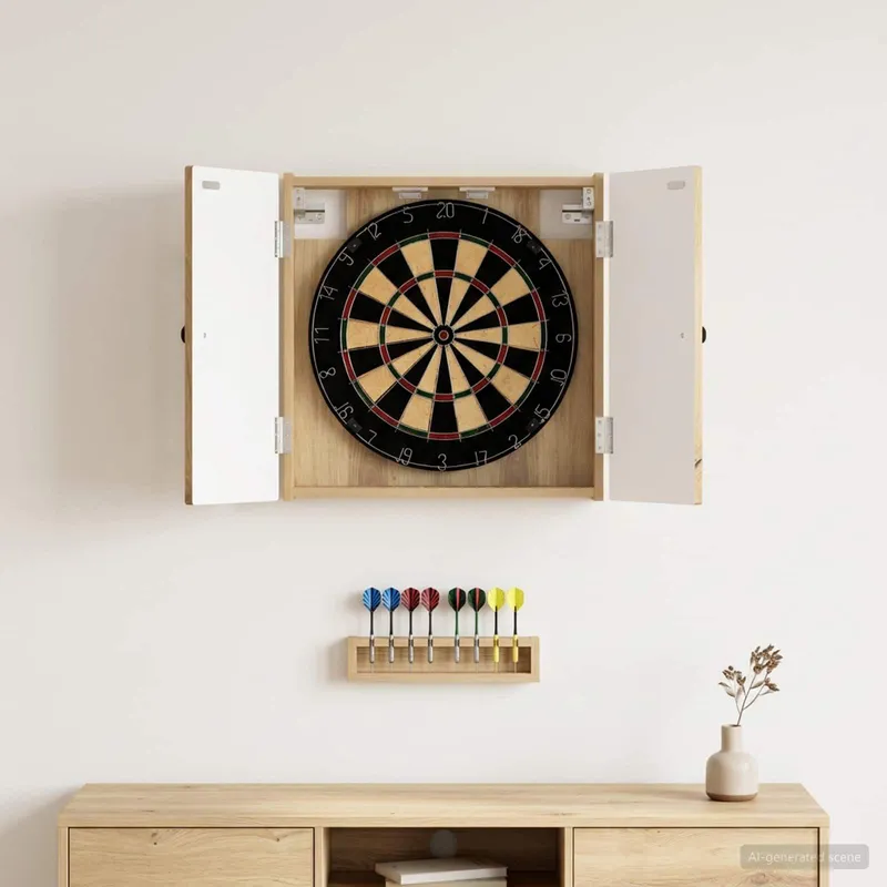 Dartboard Schrank BREDA Artisan-Eiche 52,5 x 10,5 x 53,5 cm