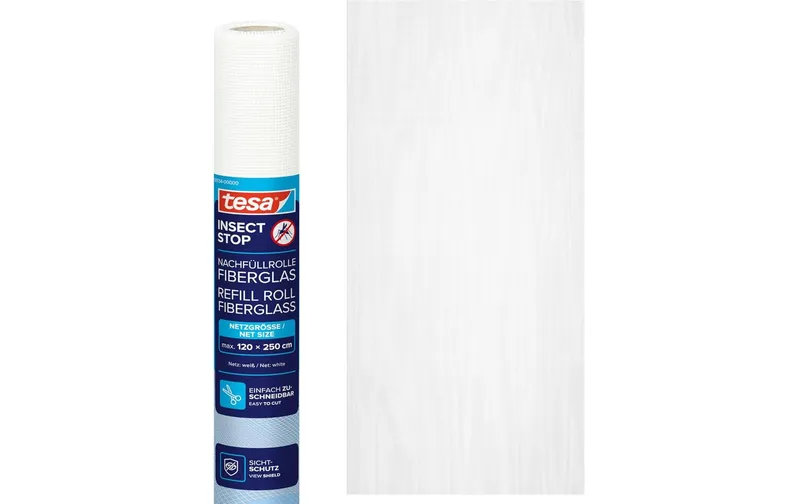tesa Ersatzrolle Fiberglasgewebe Weiss 120 x 250 cm