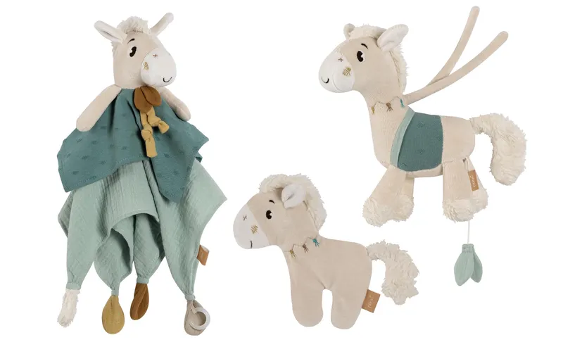 fehn Geschenkset «Pferdinand» in Baumwolle