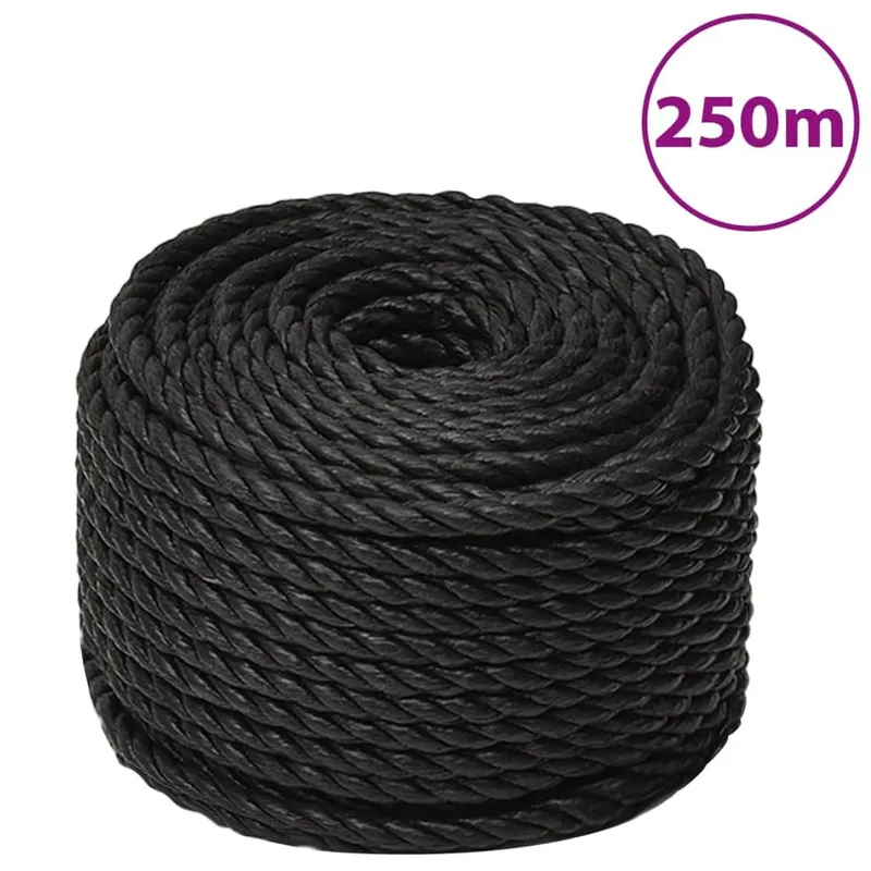Arbeitsseil nero 14 mm 250 m Polypropylen