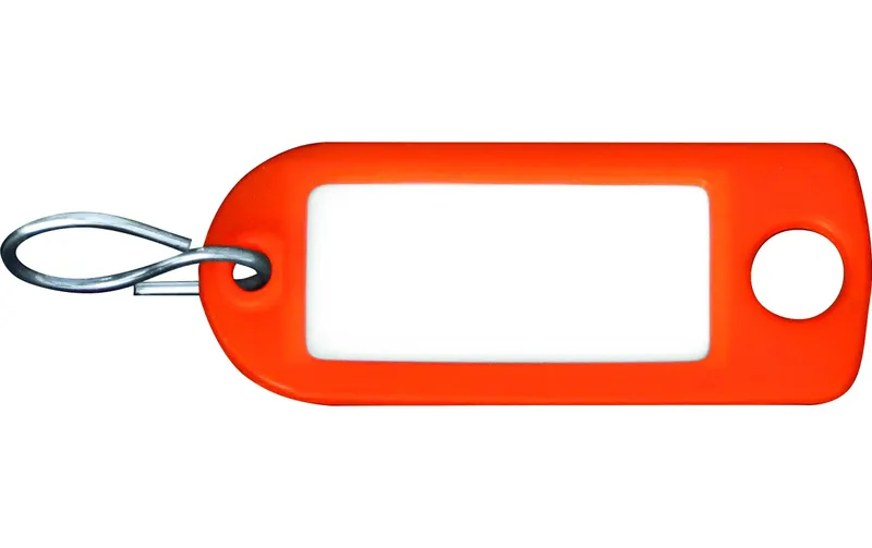 Robert Rieffel Schlüsselanhänger 100 Stück, Orange