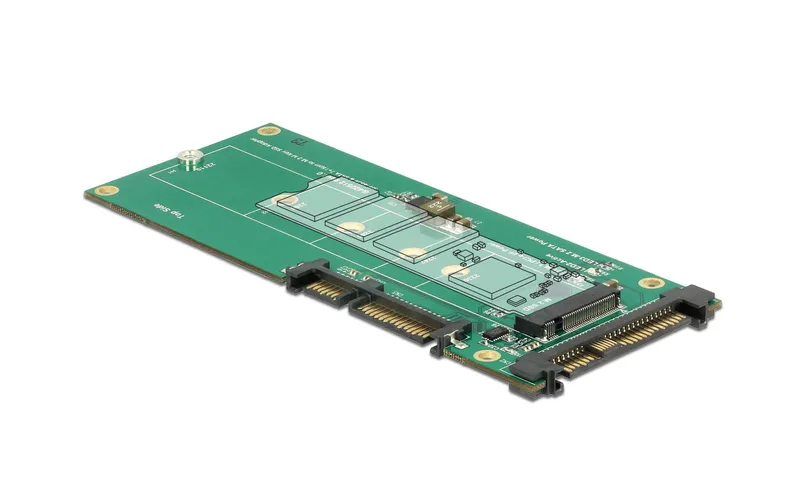 Delock Adapterplatine M.2 NVMe – U.2/SATA