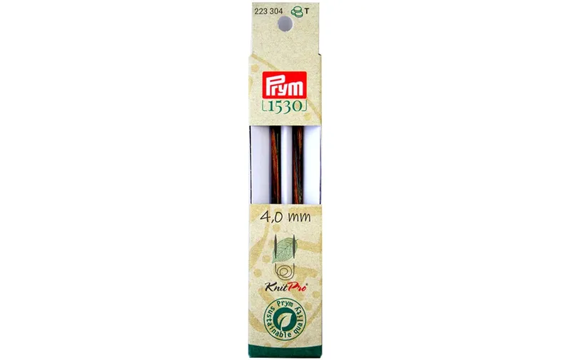 Prym 1530 Stricknadelspitzen naturalal, lang 4.00 mm, 11.6 cm