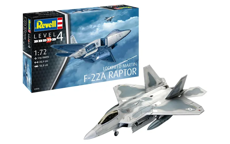 Revell Bausatz Lockheed Martin F-22A Raptor 1:72