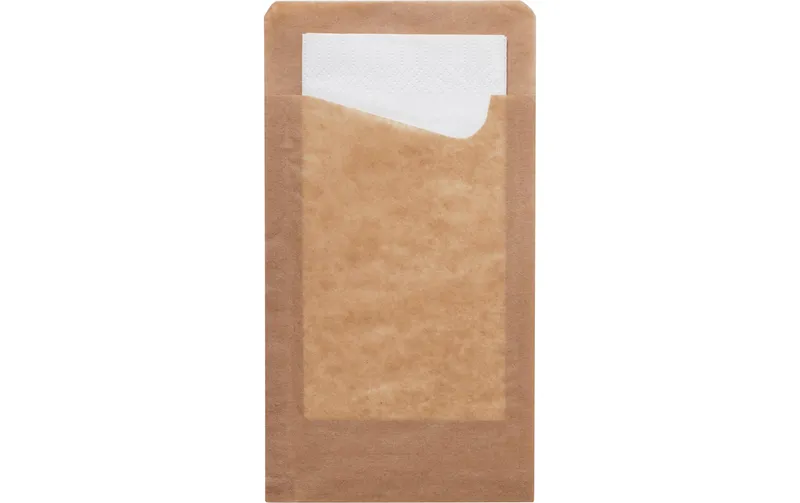 Duni Snackserviette 11.3 cm x 210 mm, blanc