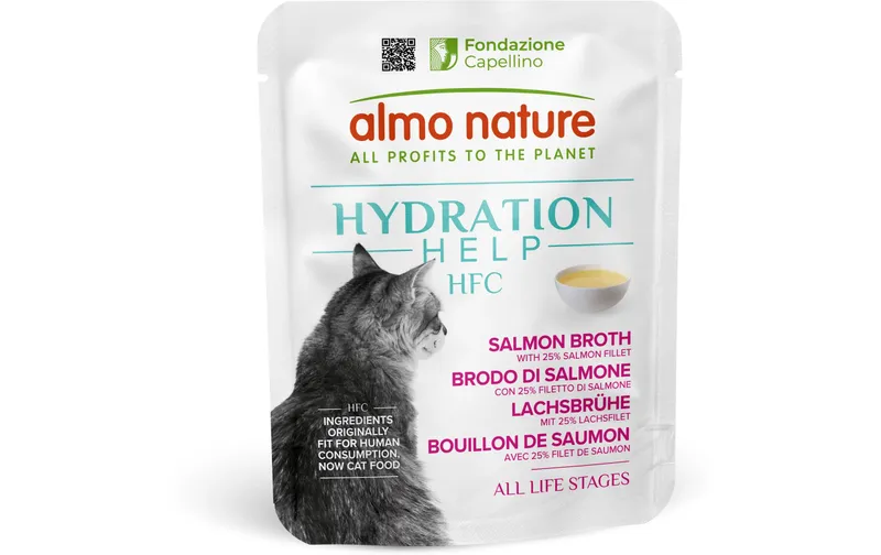 Almo Nature HFC Hydration mit Lachs und Brühe 50 g