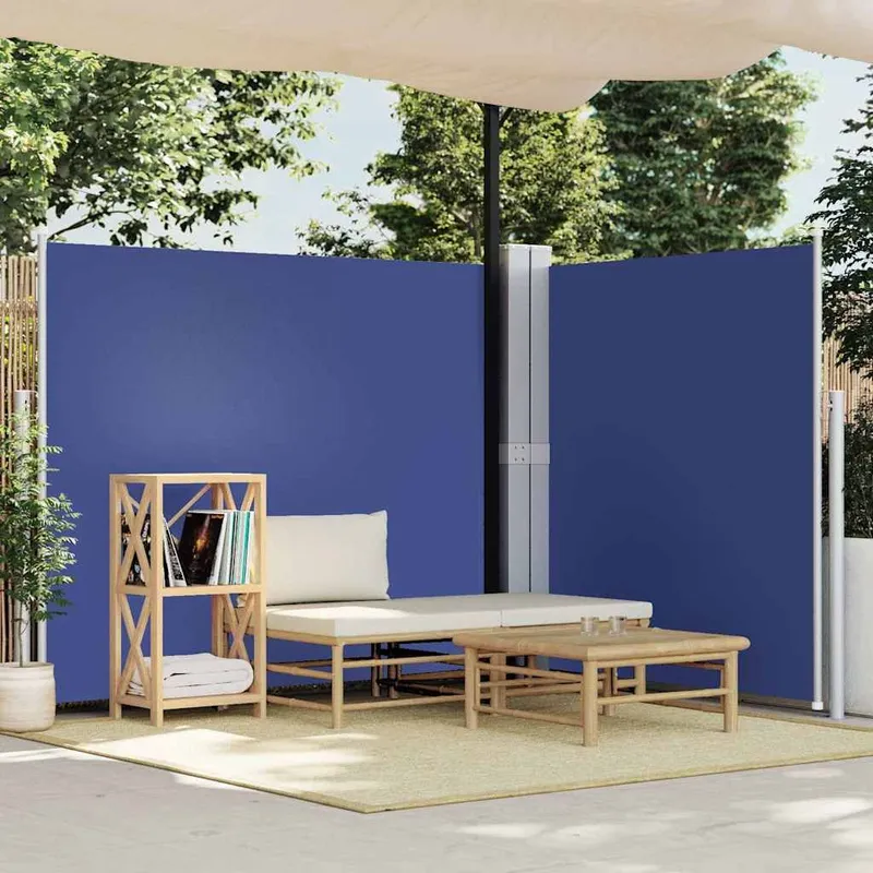 tenda laterale Ausziehbar blu 180x600 cm
