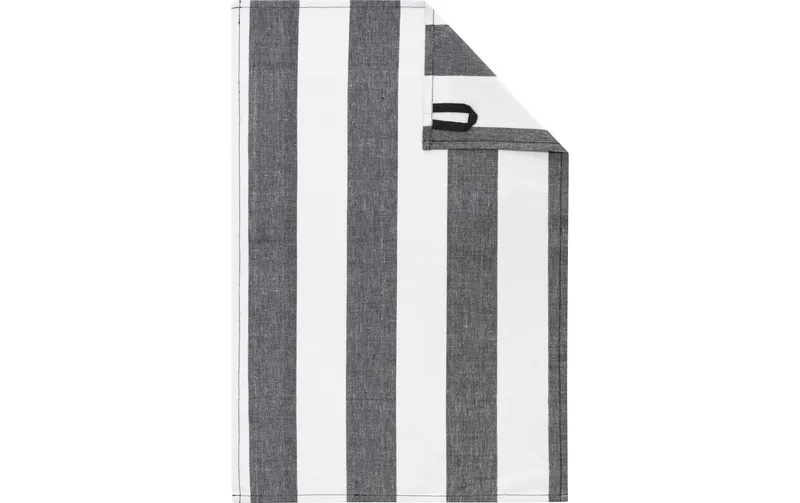 Cawö Geschirrtuch Zoom Blockstreifen black/white
