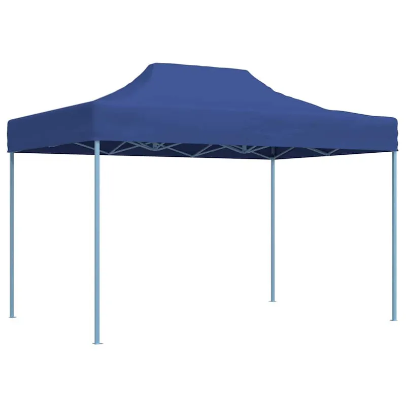 Profi-Partyzelt Faltbar 3x4 m Stahl blue