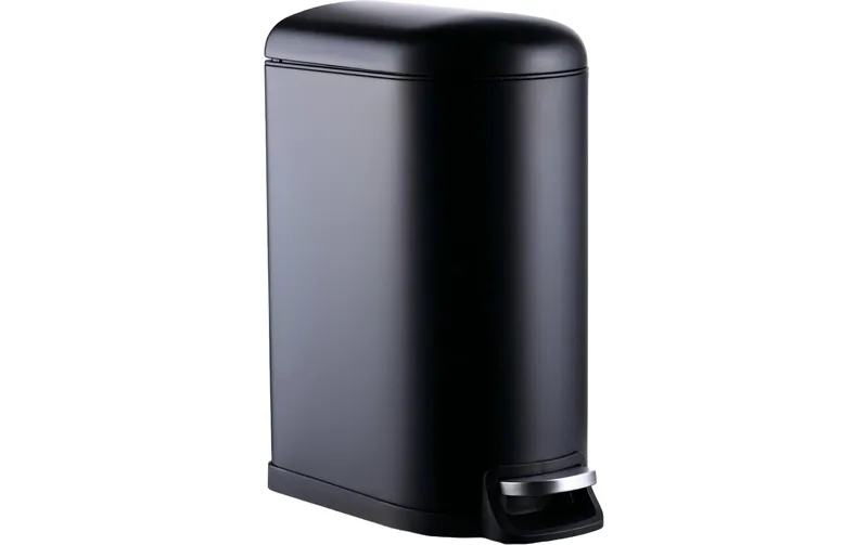 relaxdays Treteimer 10 L nero