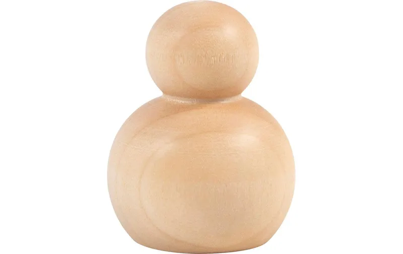 Creativ Company Holzartikel Kegelfigur 5 cm, 5 pièces