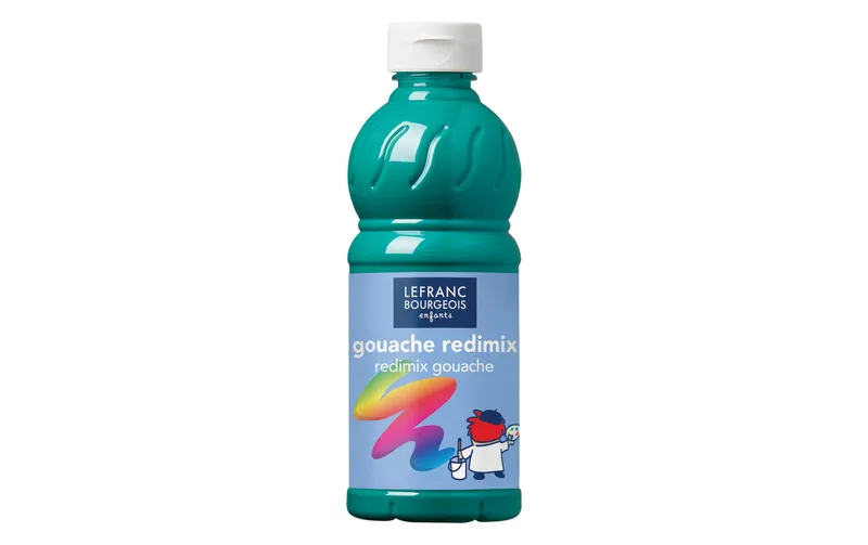 LEFRANC Temperafarben Redimix 500 ml, Smaragdgrün