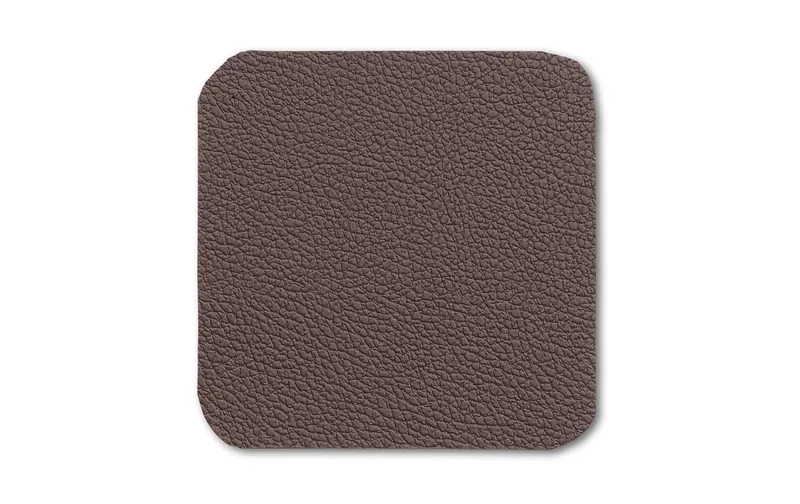 Kela Glasuntersetzer Kimara 10 x 10 cm, 4 pieces, brown