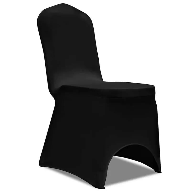 Stretch-Stuhlhussen 100 Stk. nero
