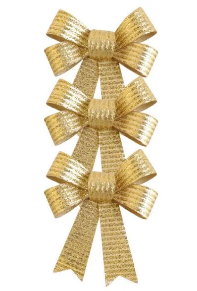 Geschenkband-Schlaufen gold