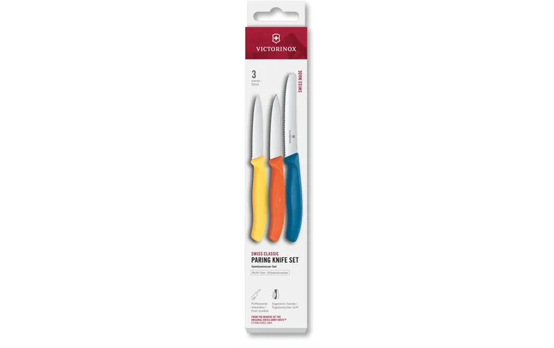 Victorinox Messer-Set Swiss Classic, Gelb / Orange / blu