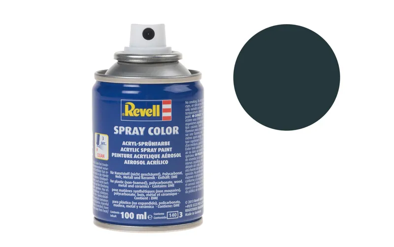 Revell Acrylspray 100 ml Matt/Deckend-Dunkelgrau
