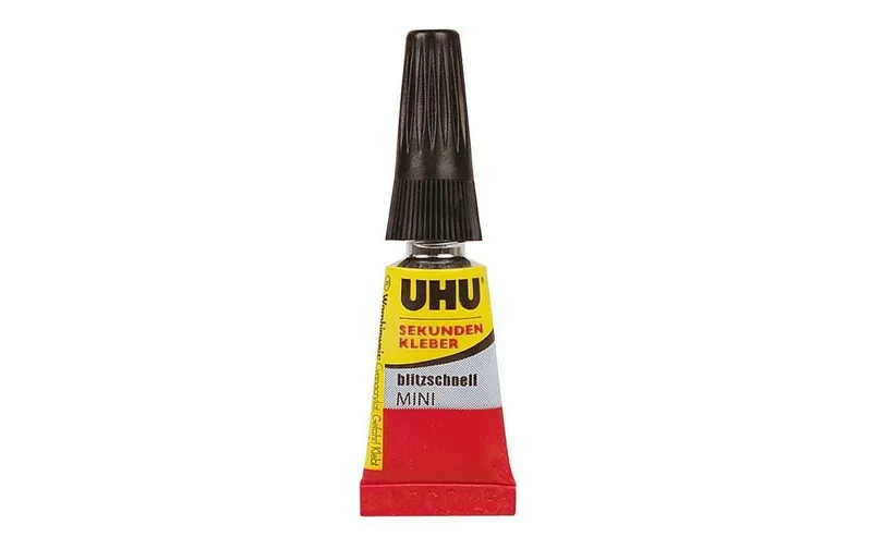 UHU Sekundenkleber Minis flüssig 3 pièces, transparent