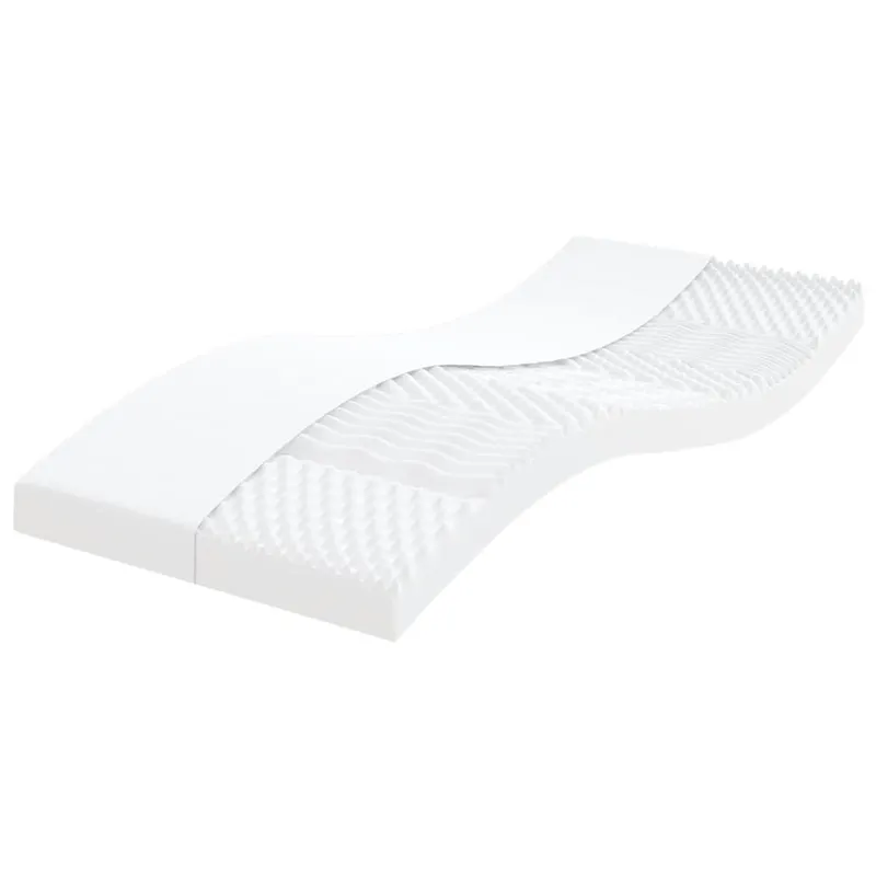 Schaumtessutomatratze bianco 90x190 cm 7-Zonen Härtegrad 20 ILD