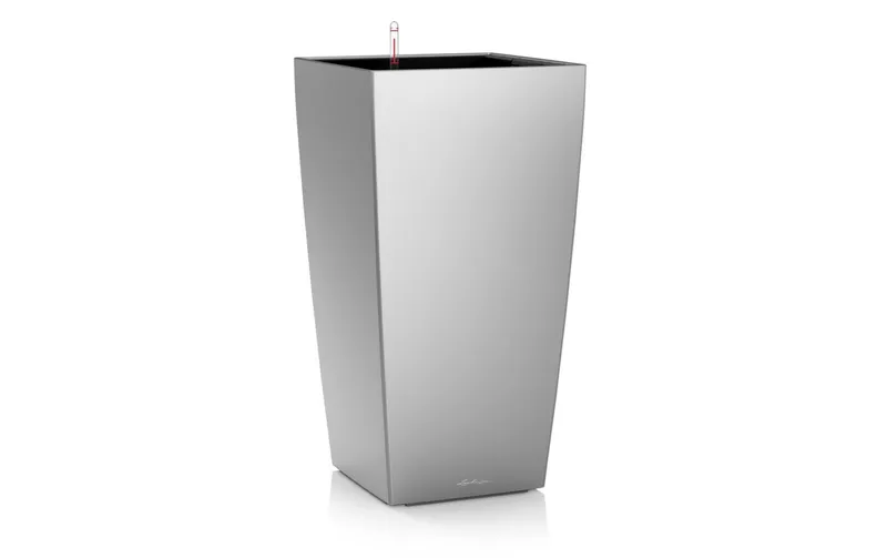 Lechuza Pflanzentopf Cubico Premium 30 Silber