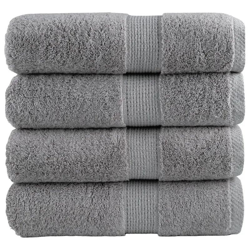 Serviettes d'invité de qualité supérieure SOLUND 4 pcs gris