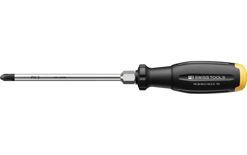 PB Swiss Tools PH-Kreuzschraubenzieher SwissGrip Evo PH3 150 mm