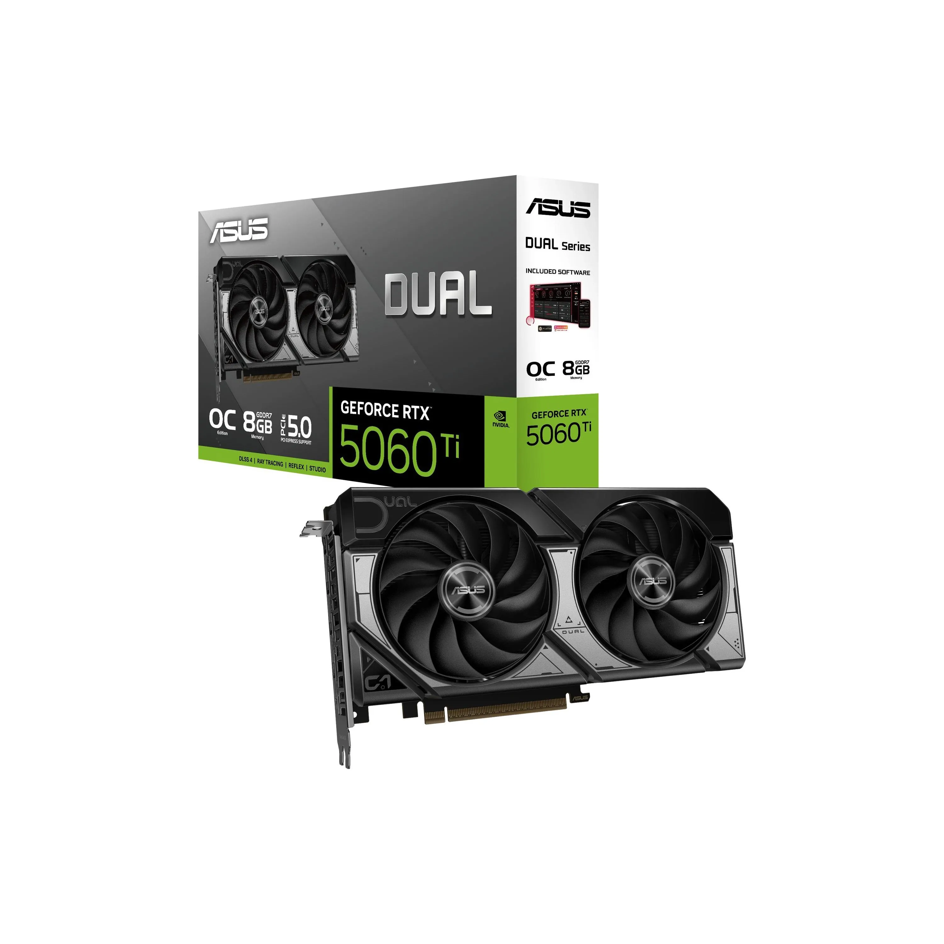 ASUS Grafikkarte Dual GeForce RTX 5060 Ti 8 GB OC Edition