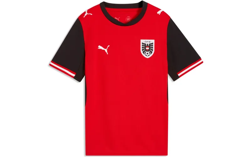 PUMA Jersey Österreich Home Replica Jr Rot, 152