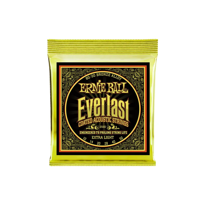 Ernie Ball Gitarrensaiten 2560 Everlast CB 80/20 – Extra Light 10-50