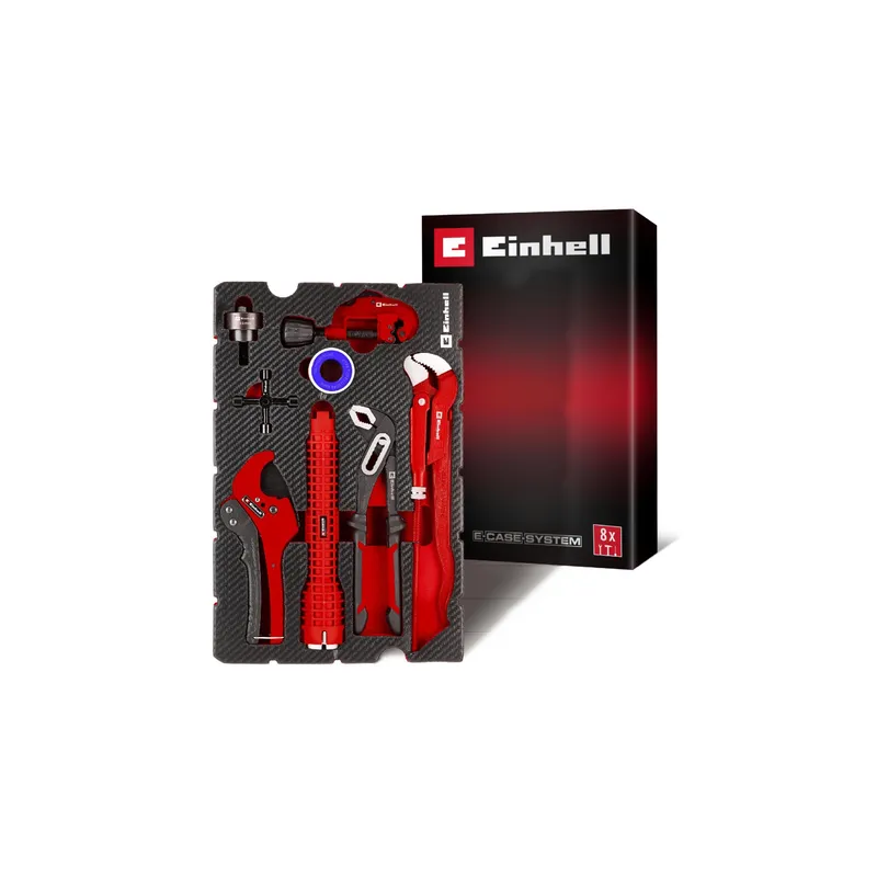 Einhell Einleger E-Case Klempner 8-teilig