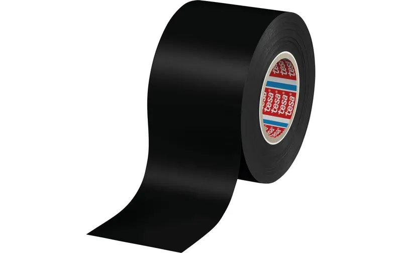 tesa Tesaflex 50 mm x 33 m, Schwarz