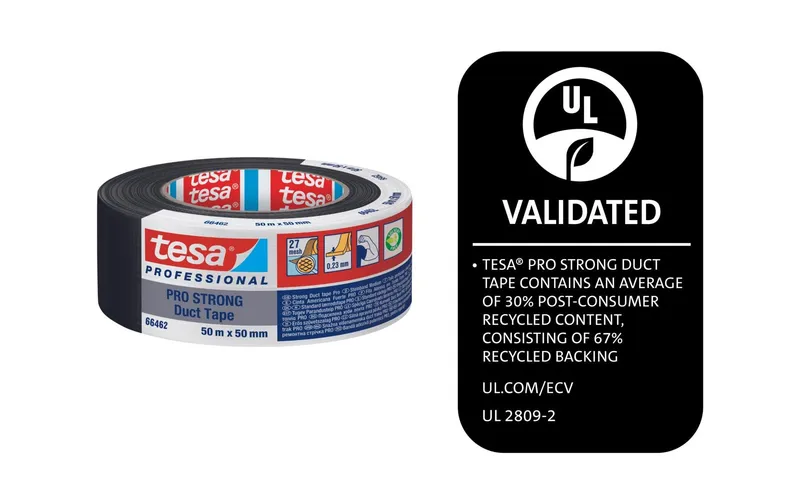 tesa Klebeband Pro Strong Duct Tape 50 mm x 50 m, black