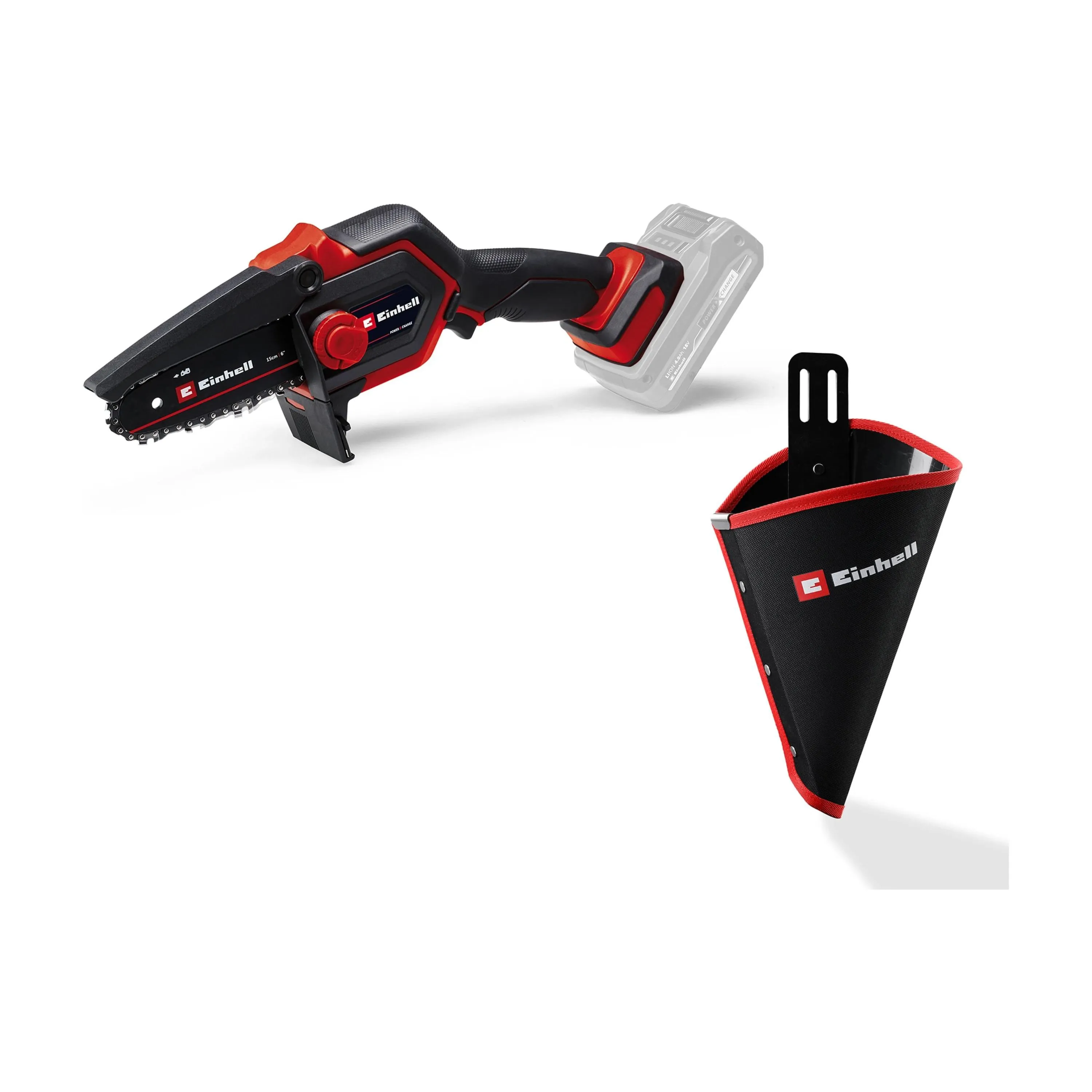 Einhell Akku-Gartensäge GE-PS 18/15 Li 1 x 2.5Ah, Holster Kit