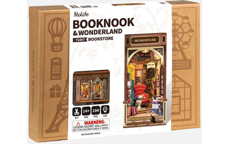 Rolife Bausatz Book Nook Shakespeare's Bookstore