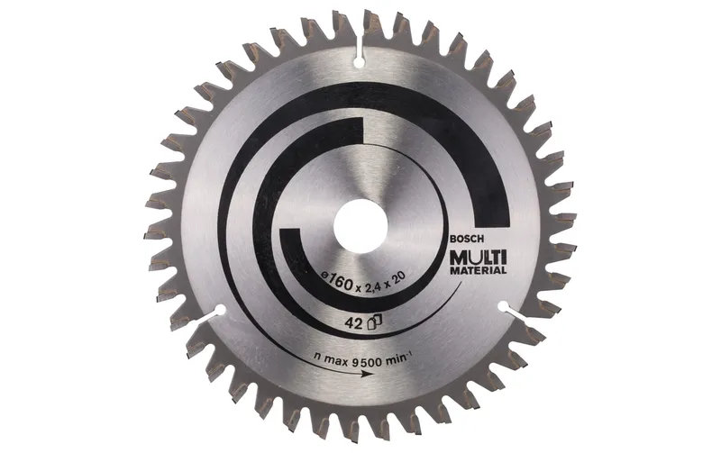 Bosch Professional Kreissägeblatt Multi Material, 160 x 20 x 2.4 mm, Z 42